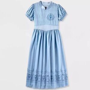 NWT Beetlejuice Astrid Deetz Dress-up Nightgown Girl's Blue Dress Shrunken Head